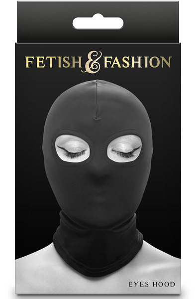 Fetish & Fashion Eyes Hood Black - BDSM maska 2