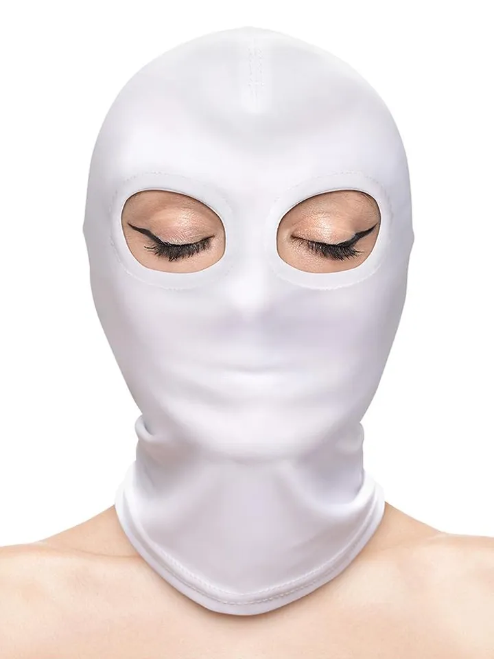 Fetish & Fashion Eyes Hood White - BDSM maska 1 [full]