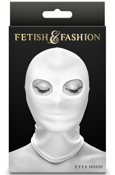 Fetish & Fashion Eyes Hood White - BDSM maska 2