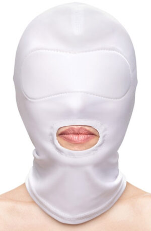 Fetish & Fashion Mouth Hood White - BDSM maska 1