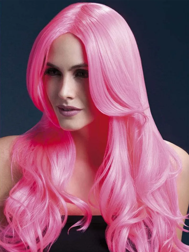 Fever Khloe Wig Neon Pink - Parūka 1 [full]