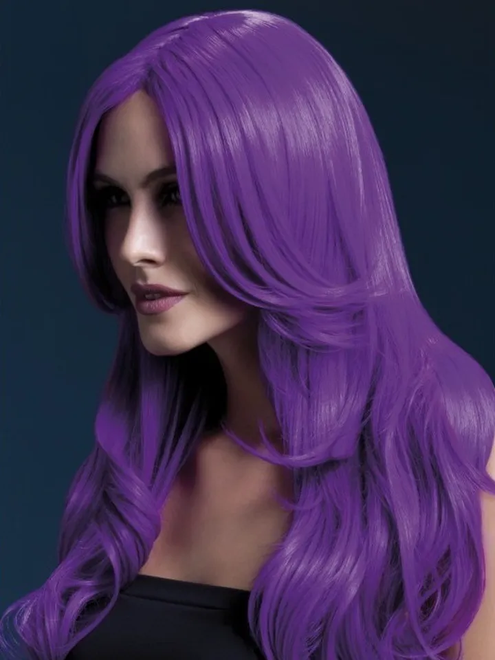 Fever Khloe Wig Neon Purple - Parūka 1 [full]