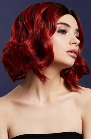 Fever Kourtney Wig Two Toned Blend Ruby Red - Parūka 1