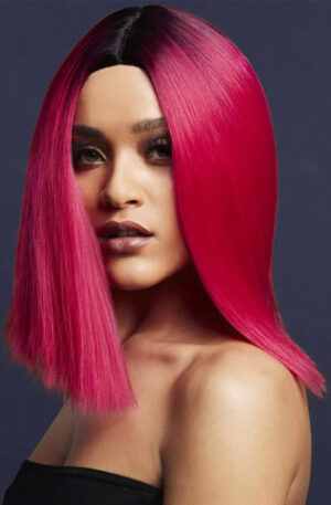 Fever Kylie Wig Two Toned Blend Magenta Pink - Parūka 1