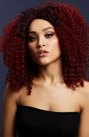 Fever Lizzo Wig Burgundy - Parūka 1