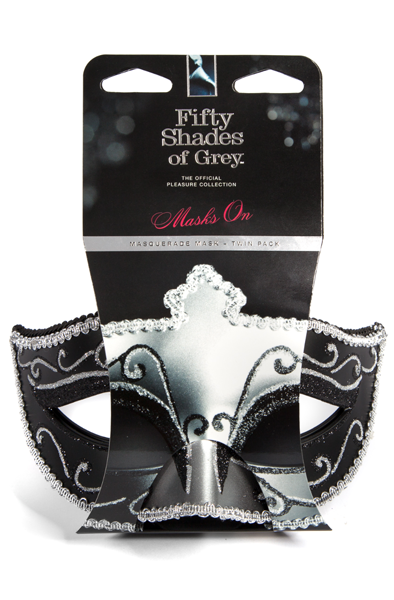 Fifty Shades of Grey Masks On Masquerade Mask Twin Pack - BDSM maska 2