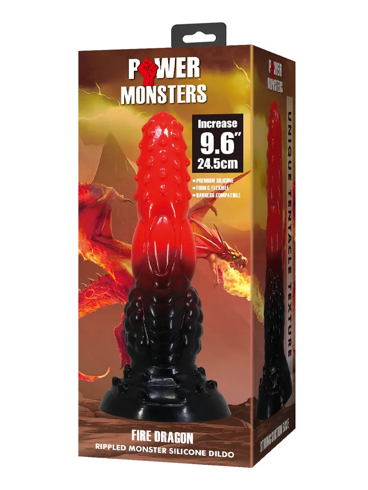 Fire Dragon Monster Silicone Dildo 24,5 cm - Dragon dildo 3 [full]