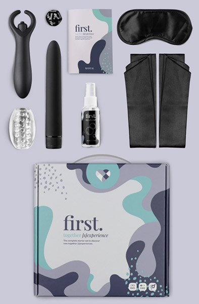 First. Together [S]Experience Starter Set - Pāru seksa rotaļlietu komplekts 5