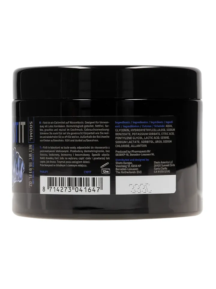 Fist It Extra Thick Water-based Lubricant 500 ml - Dūres/tūpļa smērviela 3 [full]