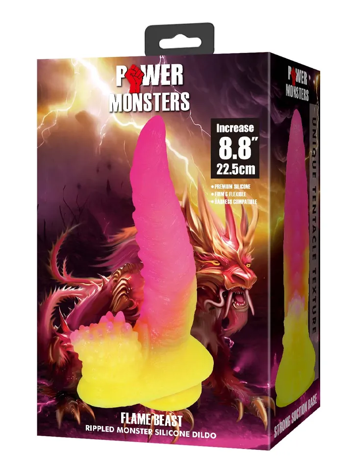 Flamebeast Monster Silicone Dildo 22,5 cm - Dragon dildo 3 [full]