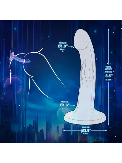 Flash Dagger Silicone Dildo 21,6 cm - Dragon dildo 3