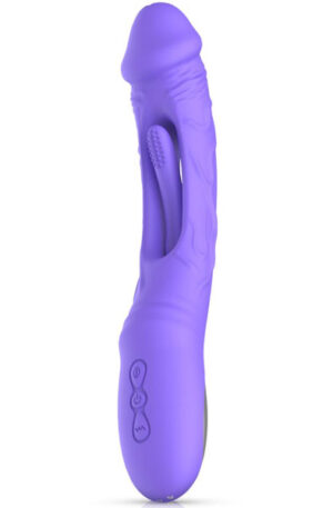 Flax Vibrating Dildo With G-Spot Stimulator - G punkta vibrators 1