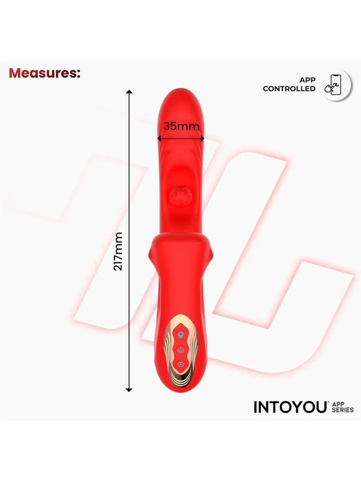 Franky Biting & Rotating Ball Vibrator With App - Lietotņu kontrolēts trušu vibrators 3 [full]