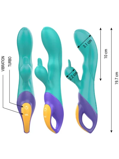 Fred Rabbit Vibrator Blue - Trušu vibrators 3