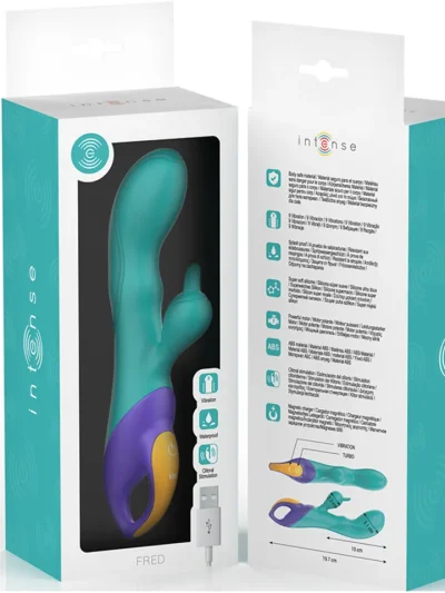 Fred Rabbit Vibrator Blue - Trušu vibrators 4