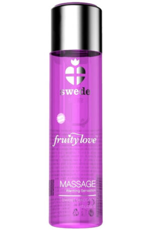 Fruity Love Massage Sweet Raspberry Rhubarb 120ml - Masāžas eļļa 1