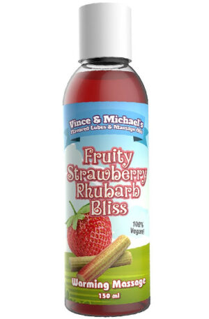 Fruity Strawberry Rhubarb Bliss Warming Massage 150ml - Masāžas eļļa 1