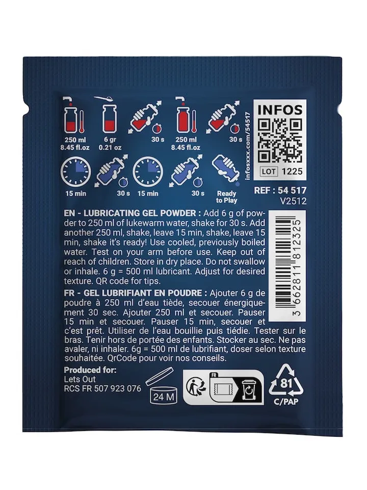 Fuck & Fist FF Powder Sachet 6g - Dūres/tūpļa smērviela 2 [full]