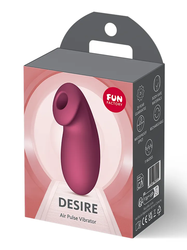 Fun Factory Desire Air Pulse Vibrator Wine Red - Gaisa spiediena vibrators 5 [full]