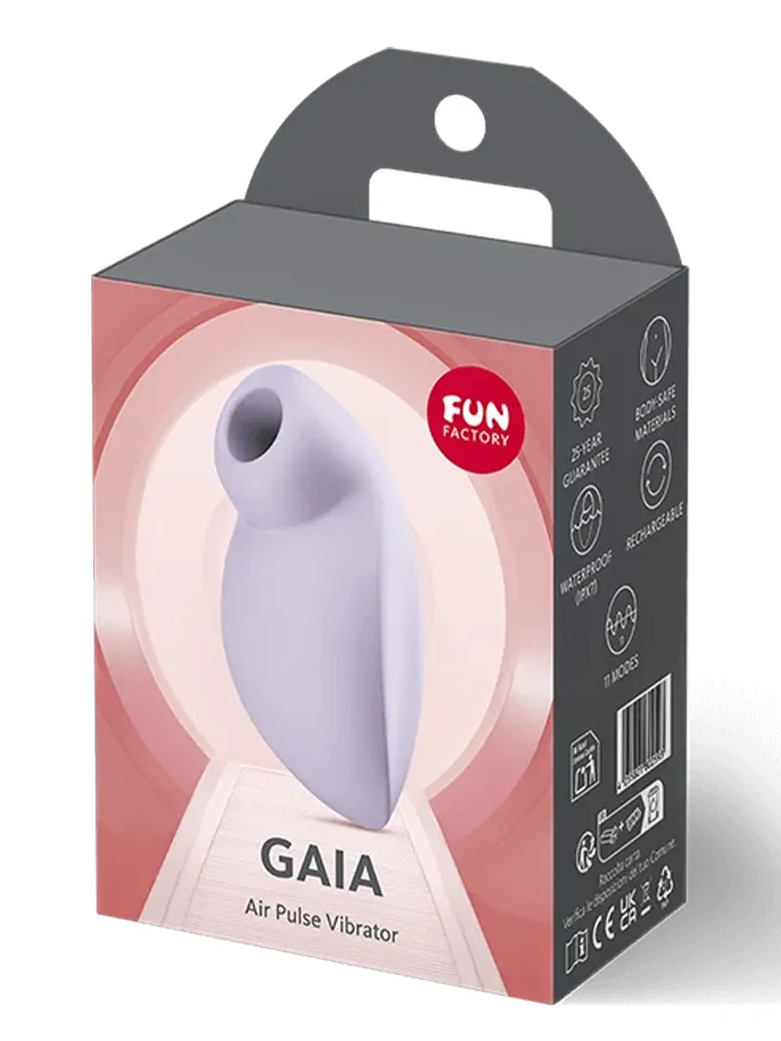 Fun Factory Gaia Air Pulse Vibrator Purple - Gaisa spiediena vibrators 5 [full]