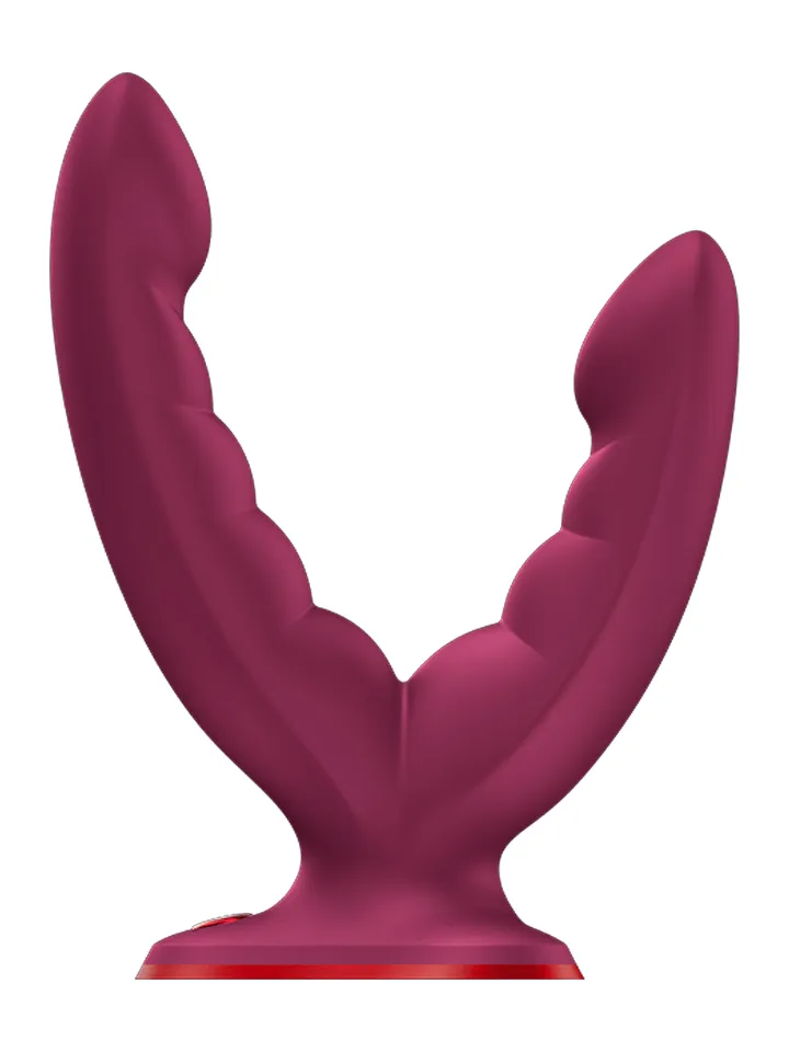 Fun Factory Ryde Double Dildo Wine Red - Dubultā dildo 2 [full]