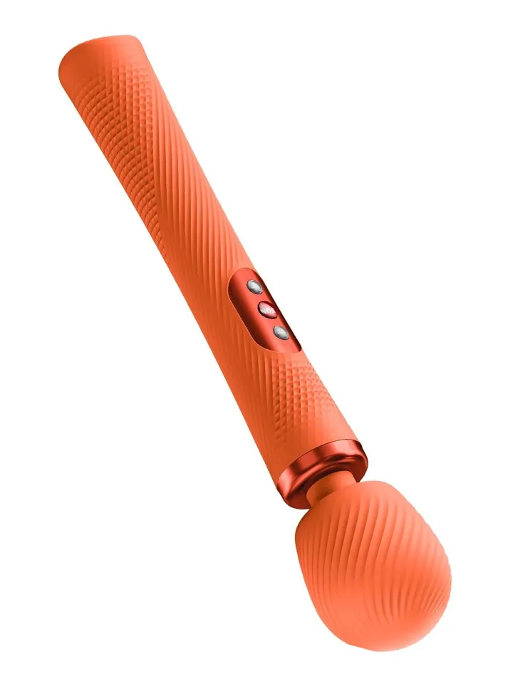 Fun Factory Vim Wand Vibrator Orange - Burvju nūjiņa / masāžas zizlis 2 [full]