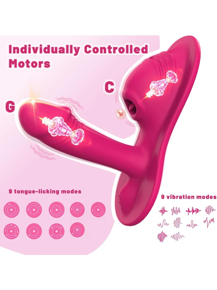 G-Spot & Clitoral Licking Vibrator With APP - Lietotņu kontrolēts klitora stimulators 2 [full]