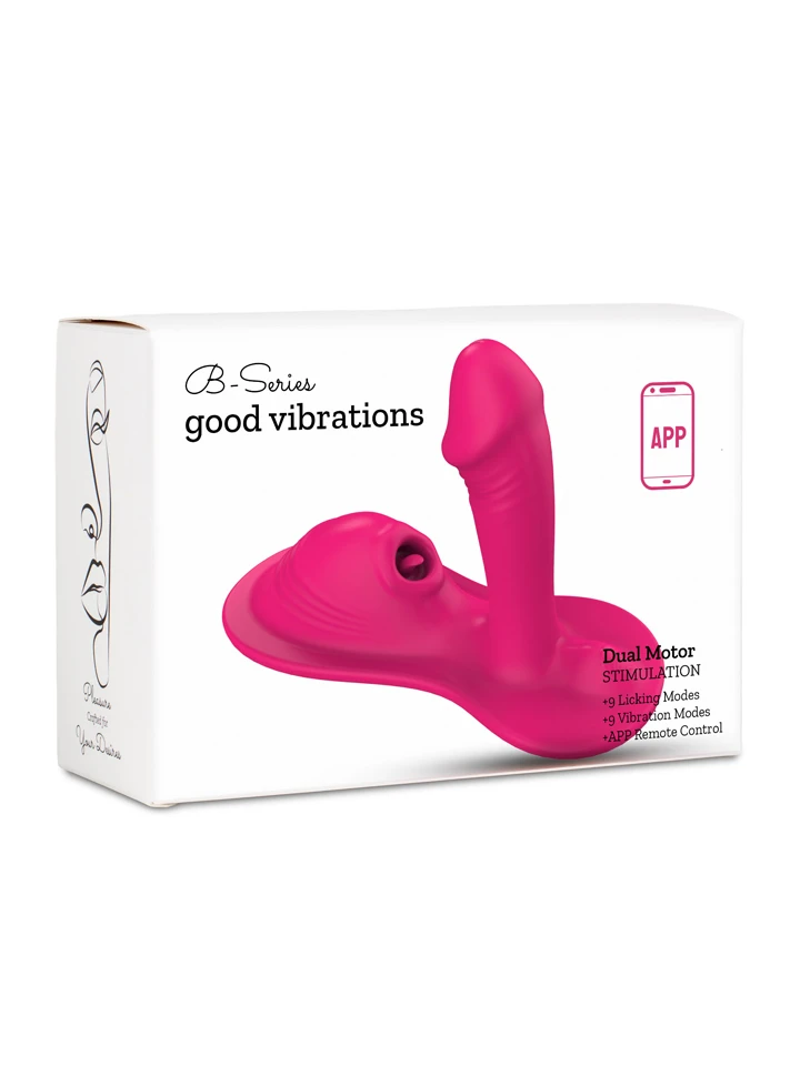 G-Spot & Clitoral Licking Vibrator With APP - Lietotņu kontrolēts klitora stimulators 7 [full]