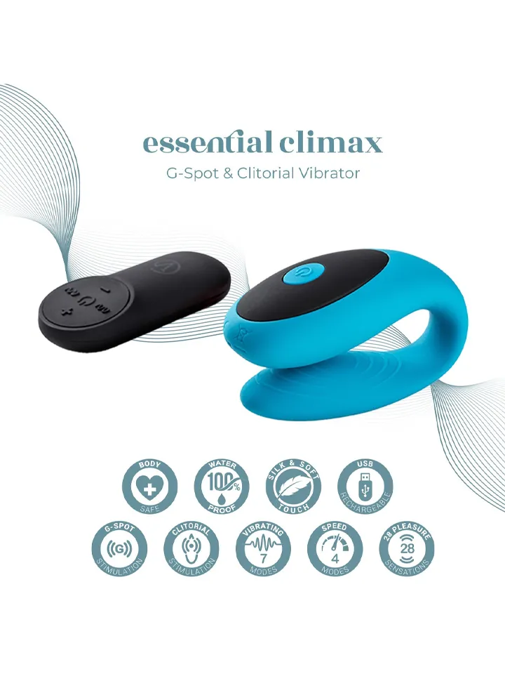 G-spot & Clitorial Vibrator Blue - Pāru vibrators 1 [full]