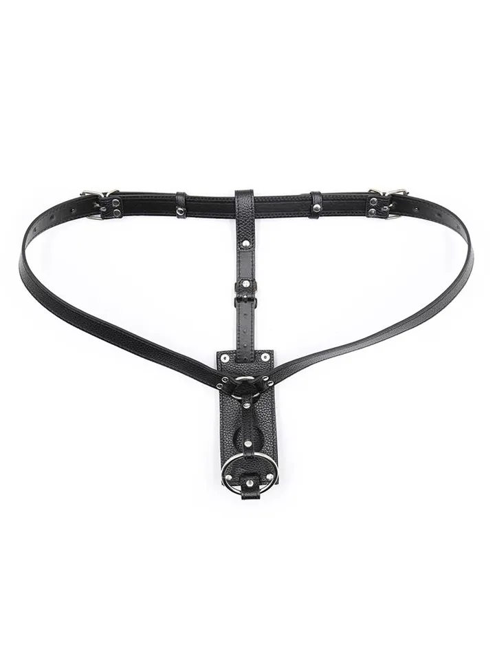G-string Chastity Belt Strap On Pants - Šķīstības josta 2 [full]