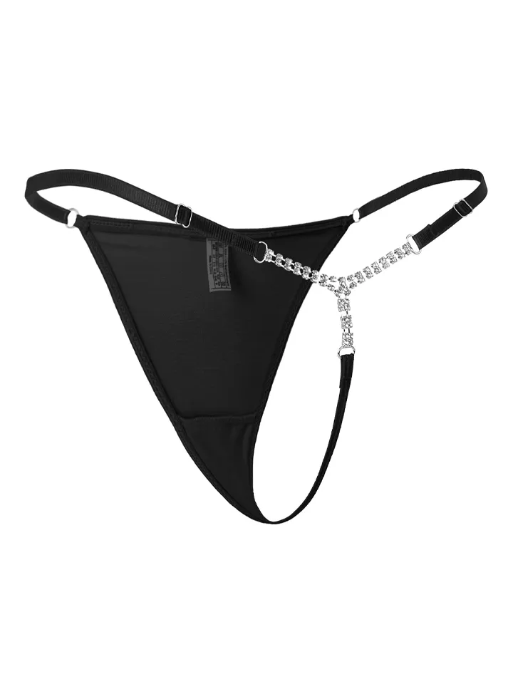 G-String Diamond Back Black - Biksītes 3 [full]