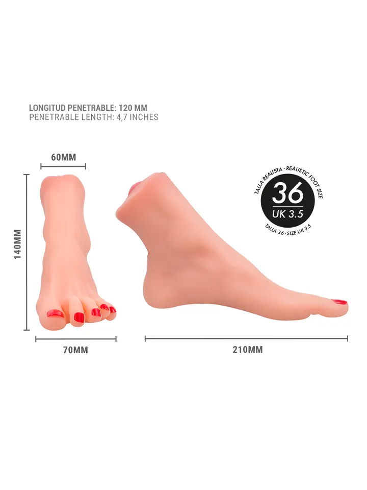 Gabbie Two-piece Foot-shaped Masturbator - Masturbators 4 [full]