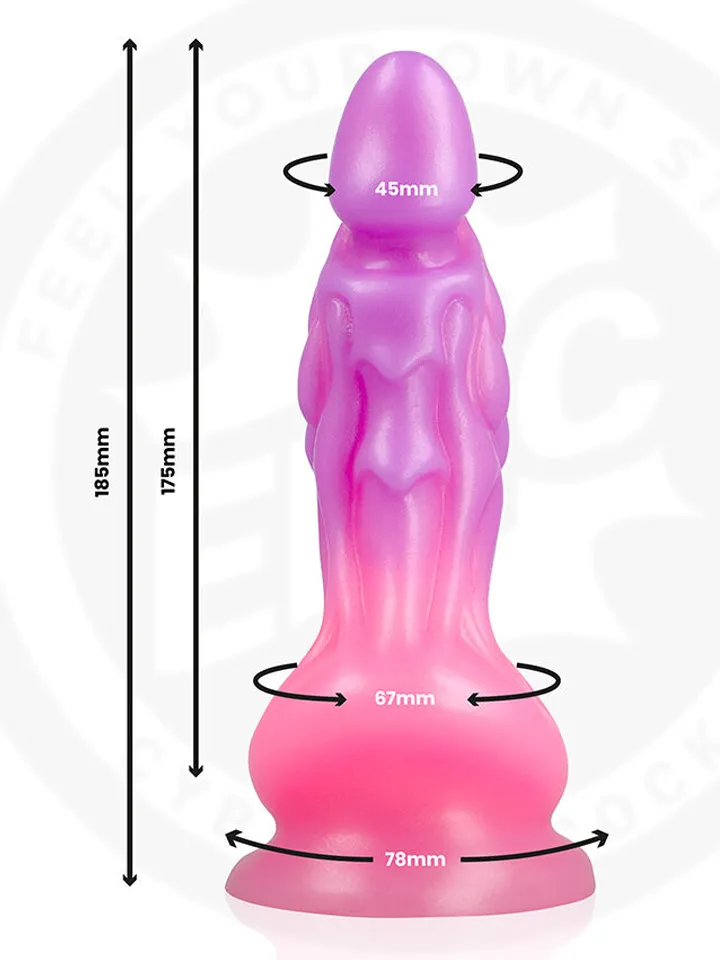 Galatea Lunar Glow Dildo 18,5 cm - Fantasy dildo 3 [full]
