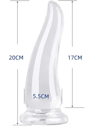 Gazox Transparent Plug 20 cm - XL Buttplug 2