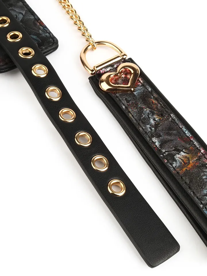 Geisha Floral Jacquard Collar & Leash - Kaklasiksna un pavadas 3 [full]