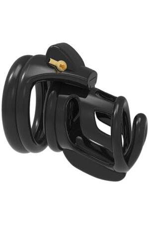 Gest Lock Chastity Cage Black 7,5 x 3 cm - Šķīstības būris 1