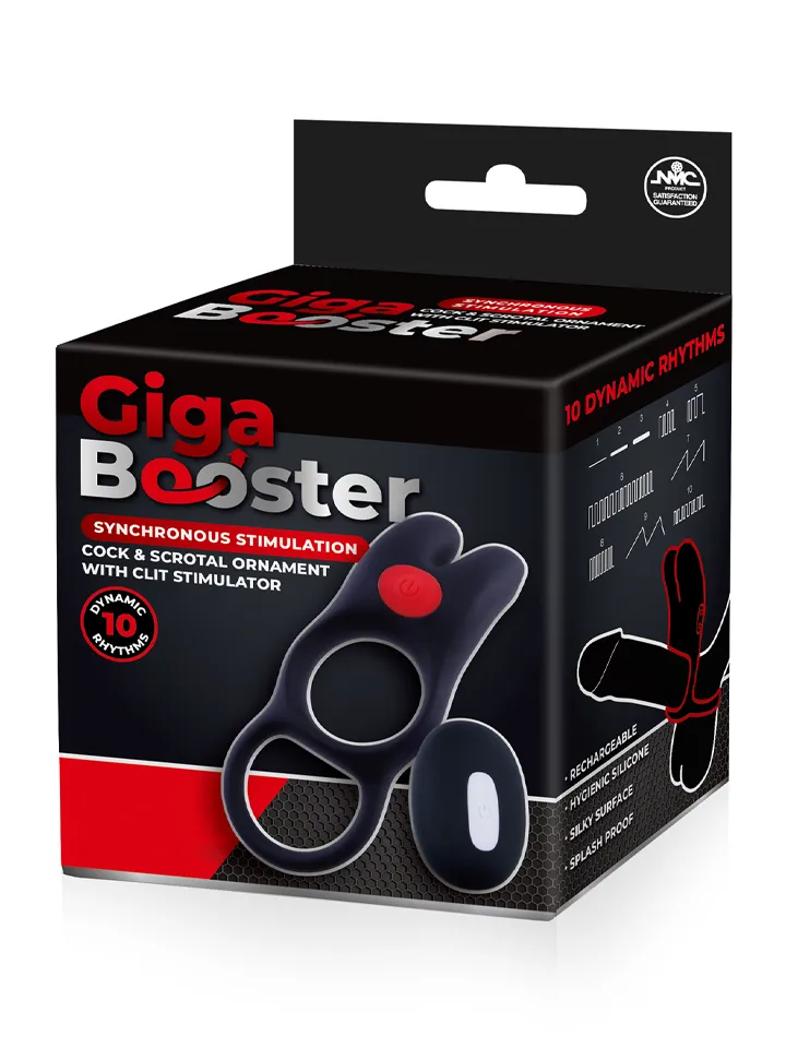 Giga Booster Cock & Scrotal Ring - Vibrējošs gaiļa gredzens 2 [full]