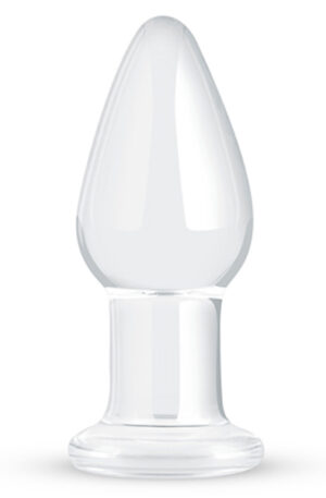 Gildo Clear Glass Buttplug 10cm Ø3,9cm - Stikla anālais spraudnis 1