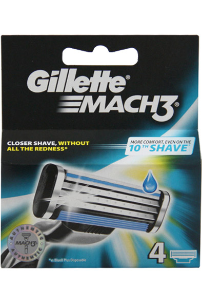 Gillette Mach3 4-pack - Gillette skūšanās skuvekļi 2