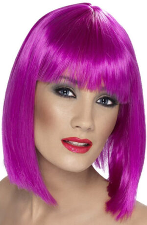 Glam Wig Neon Purple - Parūka 1