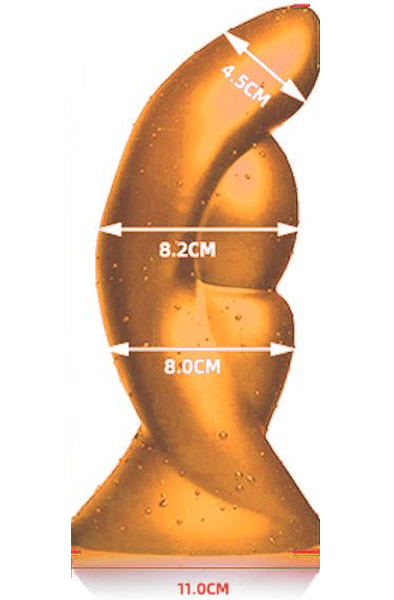 Gold Play Alien XL 24cm Ø8,2cm - Anālais dildo 2