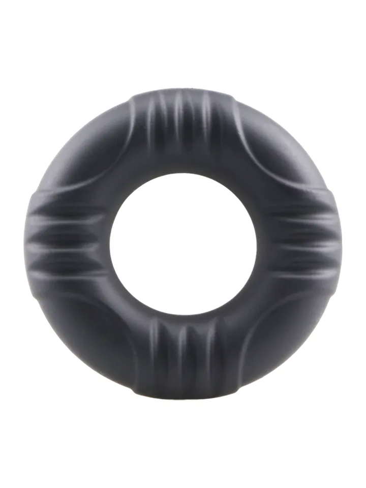 Great Fit Silicone Cock Ring Black - Gaiļa gredzens 2 [full]