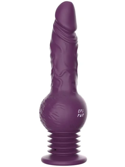Grlpwr Drillme Thrusting Dildo Vibrator - Vibrējošs dildo 1