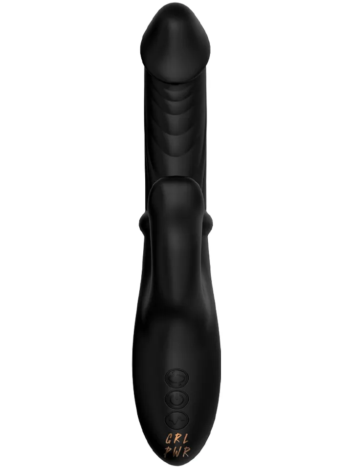 Grlpwr Envy Licking & Thrusting Vibrator - Trušu vibrators ar rotējošu mēli 5