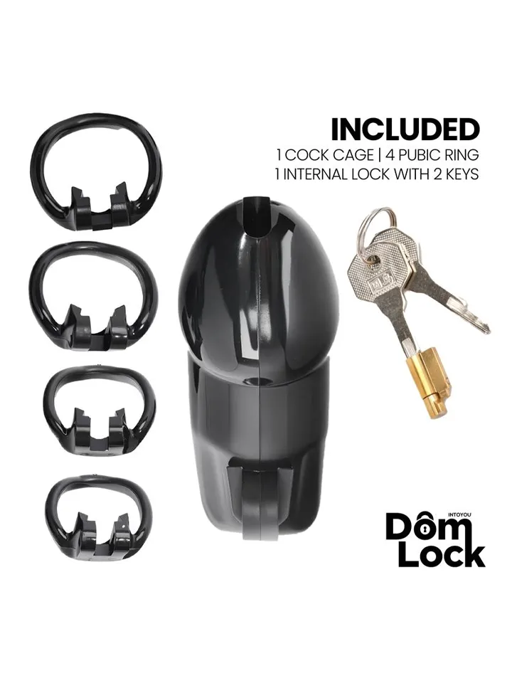 Guard Chastity Cage With Internal Lock Medium - Šķīstības būris 3 [full]