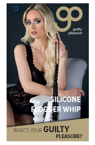 Guilty Pleasure Silicone Flogger Whip - Floggers 2