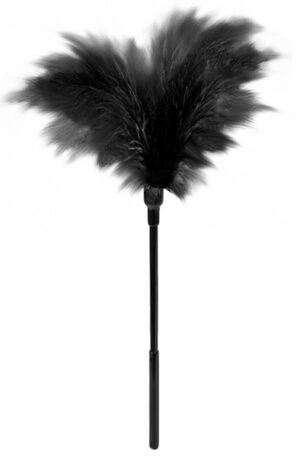 Guilty Pleasure Small Feather Tickler Black - Spalvu kutinātājs 1