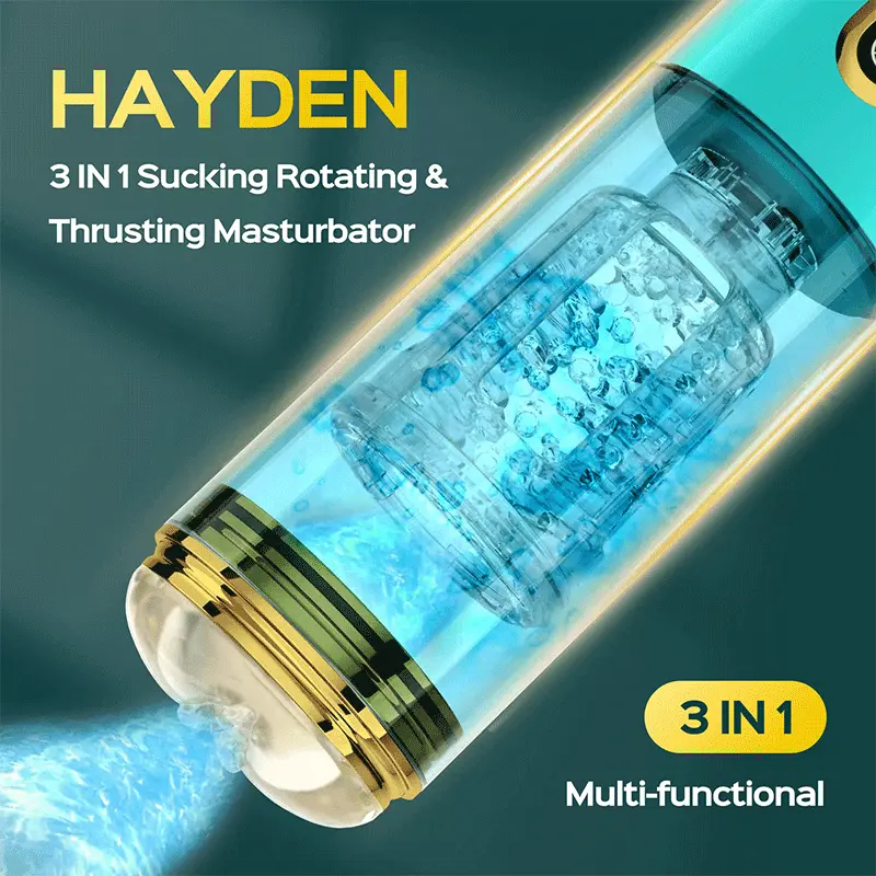 Hayden Rotating Male Masturbator & Automatic Stroker - Automātiskais masturbators 4 [full]