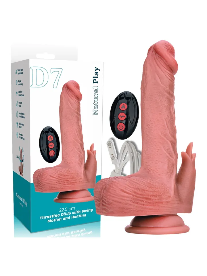 Heated Thrusting & Rotating Dildo With Clitoral Stimulation - Vibrējošs dildo 7 [full]