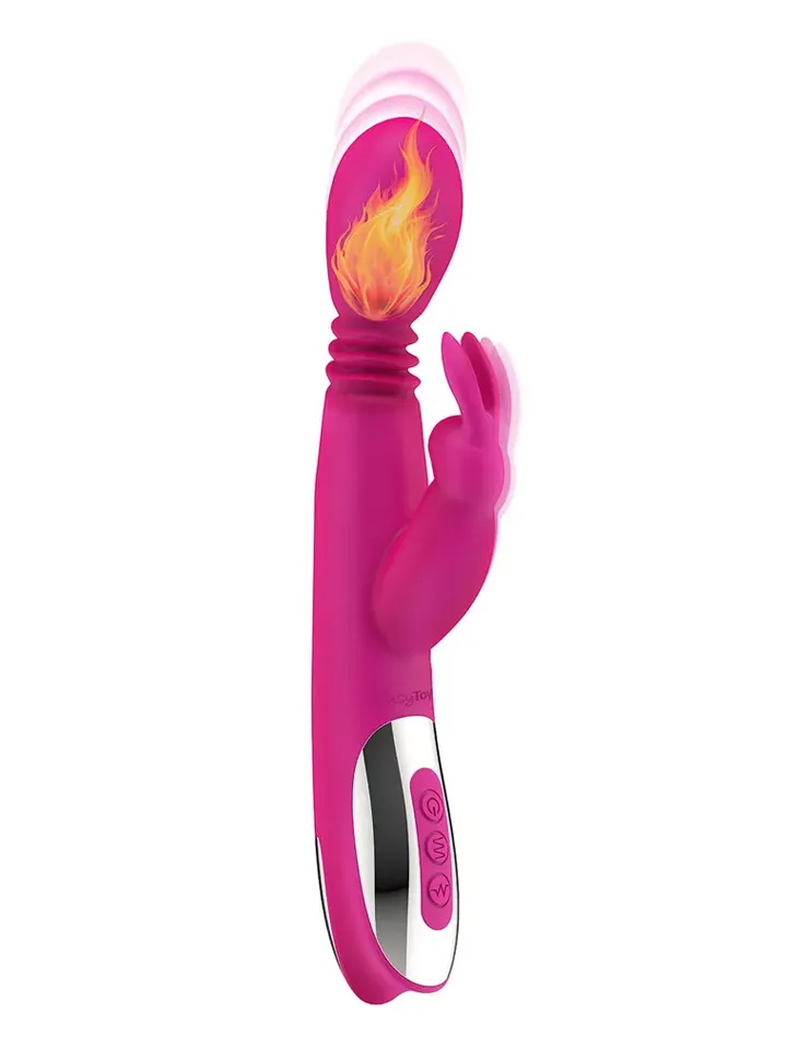 Heating Thrusting Vibrator Pink - Apkures trušu vibrators 1 [full]